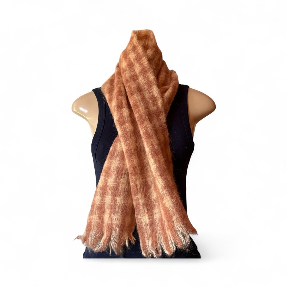 Vintage Scotland Wool Mohair Scarf A Specialty House Fashion